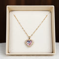 Amethyst Aura Heart
