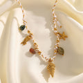 Nautical charm necklace