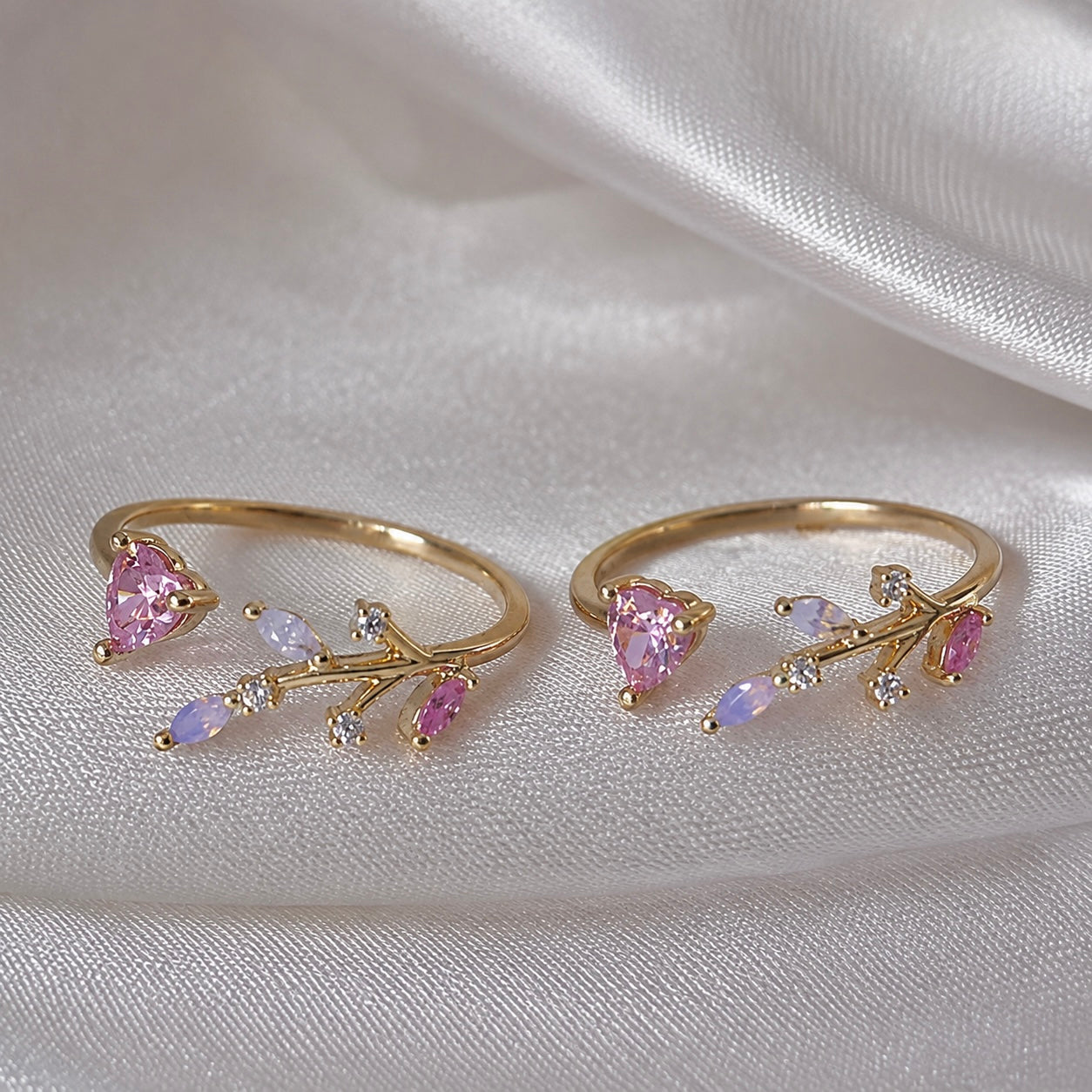 Blossom Trio Ring Set