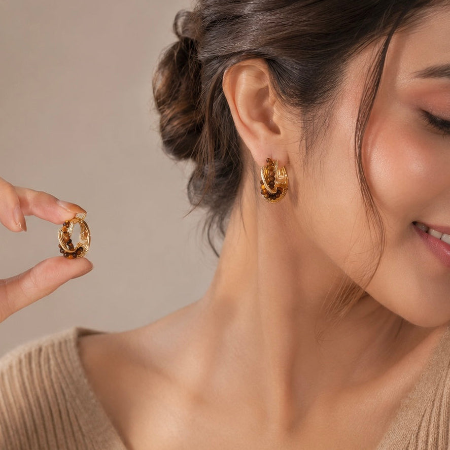 Sienna Twist Hoops